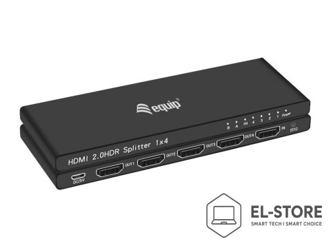 EQUIP Wyposażenie Rozdzielacz wideo HDMI 4x HDMI (332717)