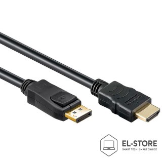 GEMBIRD Kabel GEMBIRD CC-DP-HDMI-6 (DisplayPort M - HDMI M; 1,8m; kolor czarny)