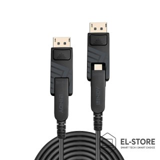 LINDY Lindy 38481 kabel DisplayPort 20 m Mini DisplayPort Czarny