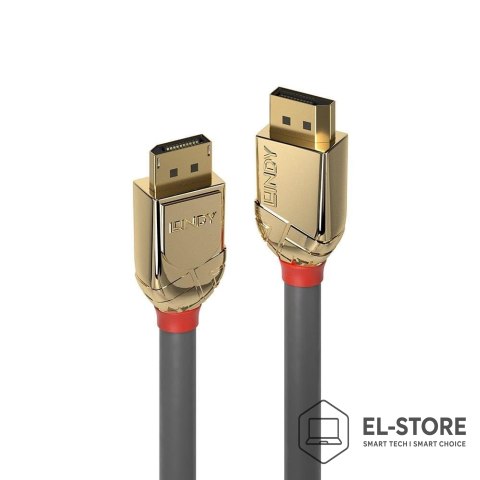 LINDY Lindy 5m DisplayPort 1.2 Kabel, Gold Line