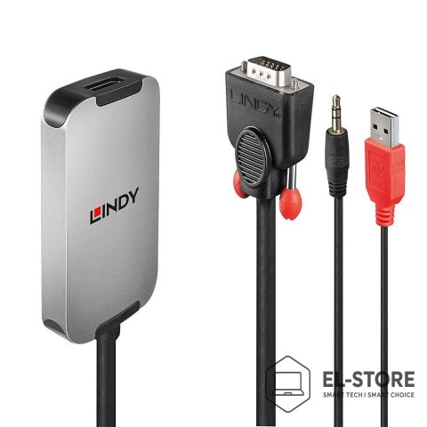 LINDY Lindy VGA zu DisplayPort 1.2 Converter - DisplayPort