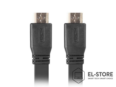 Lanberg Kabel Lanberg CA-HDMI-21CU-0018-BK (HDMI M - HDMI M; 1,8m; kolor czarny)