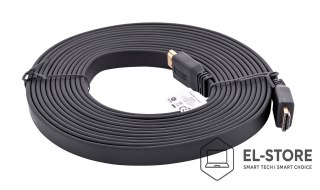 Lanberg Kabel Lanberg CA-HDMI-21CU-0050-BK (HDMI M - HDMI M; 5m; kolor czarny)
