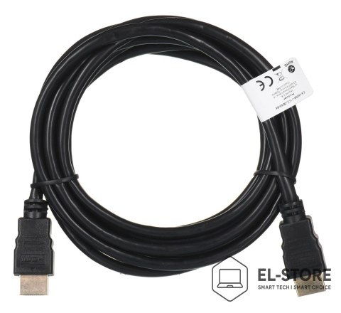 Lanberg Kabel Lanberg CCS CA-HDMI-11CC-0030-BK (HDMI M - HDMI M; 3m; kolor czarny)