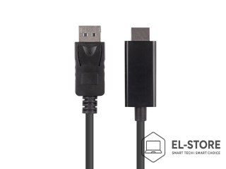 Lanberg LANBERG KABEL DISPLAYPORT (M) V1.1->HDMI (M) 1.8M CA-DPHD-11CC-0018-BK