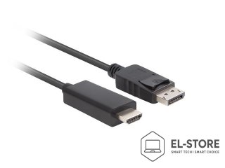 Lanberg LANBERG KABEL DISPLAYPORT (M) V1.1->HDMI (M) 3M CA-DPHD-11CC-0030-BK