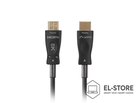 Lanberg LANBERG KABEL HDMI M/M V2.1 80M 8K OPTYCZNY AOC CA-HDMI-30FB-0800-BK