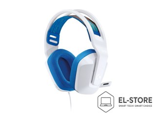 Logitech Słuchawki gamingowe przewodowe G335 białe EMEA