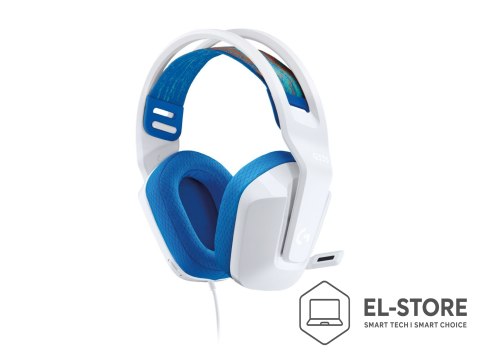 Logitech Słuchawki gamingowe przewodowe G335 białe EMEA