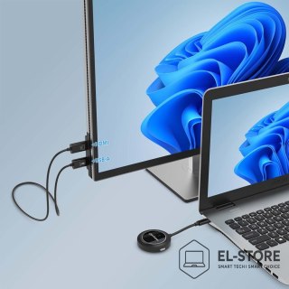 Manhattan Bezprzewodowy transmiter obrazu USB-C do HDMI 1080p do 30m