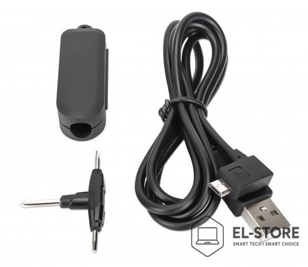 Manhattan Kabel światłowodowy MANHATTAN Active High Speed HDMI z odłączanym złączem 4K@60Hz UHD, HDMI męski na Micro HDMI męski (typ D) i 