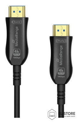 No name MediaRange MRCS223 kabel HDMI 15 m HDMI Typu A (Standard) Czarny