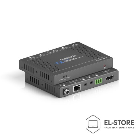 No name PureTools PT-HDBT-200 przedłużacz AV Nadajnik i odbiornik AV Czarny