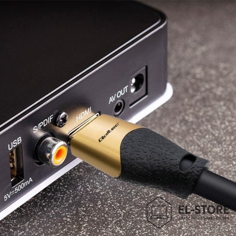 Qoltec QOLTEC KABEL HDMI V2.1 ULTRA HIGH SPEED 8K | 60HZ | 26AWG | GOLD | 5M