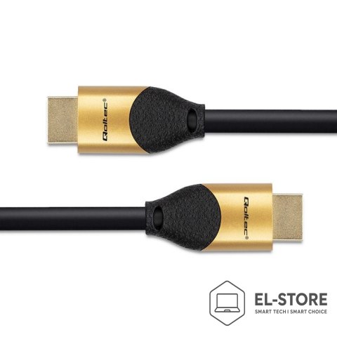 Qoltec QOLTEC KABEL HDMI V2.1 ULTRA HIGH SPEED 8K | 60HZ | 26AWG | GOLD | 5M
