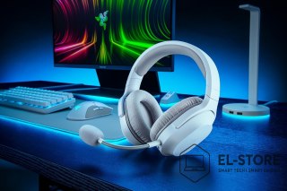 RAZER Razer Barracuda X Zestaw słuchawkowy Przewodowy i Bezprzewodowy Opaska na głowę Gaming USB Type-C Bluetooth Biały