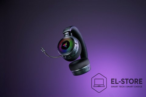 RAZER Razer Kraken V4 Zestaw słuchawkowy Bezprzewodowy Opaska na głowę Gaming USB Typu-A Bluetooth Czarny