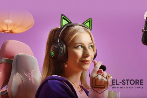 RAZER Zestaw słuchawkowy Razer Kraken Kitty V2 Mikrofon przewodowy nauszny z redukcją szumów