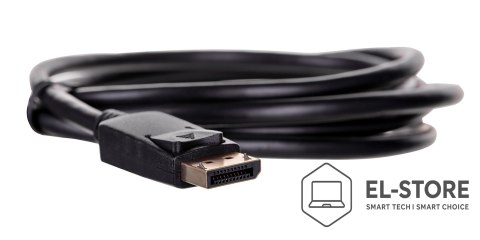 SAVIO Kabel SAVIO CL-136 (DisplayPort M - DisplayPort M; 2m; kolor czarny)