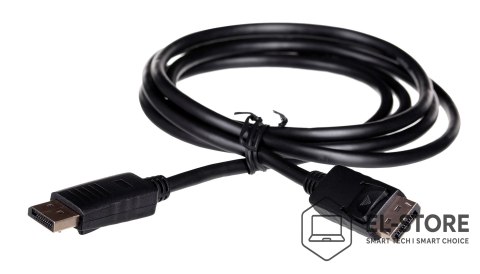 SAVIO Kabel SAVIO CL-136 (DisplayPort M - DisplayPort M; 2m; kolor czarny)