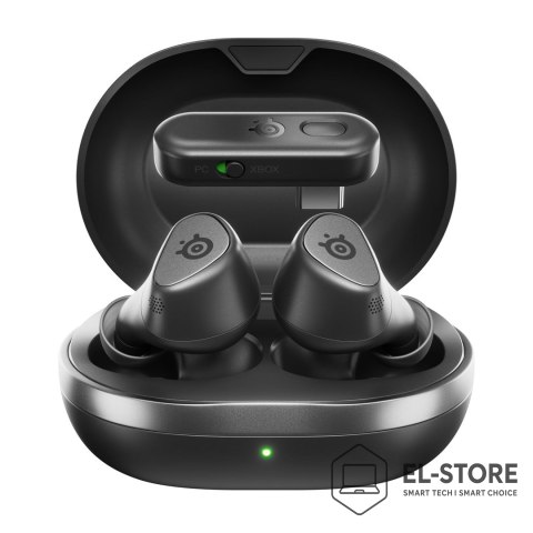 SteelSeries Słuchawki SteelSeries Arctis GameBuds dla Xbox Series X/S z Bluetooth, do uszu, wyciszające, bezprzewodowe, czarne
