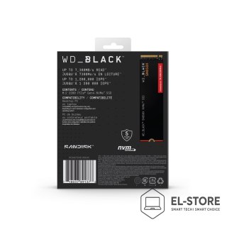 WD Dysk SSD WD Black SN850X WDS400T2X0E (4 TB ; M.2; PCIe NVMe 4.0 x4)