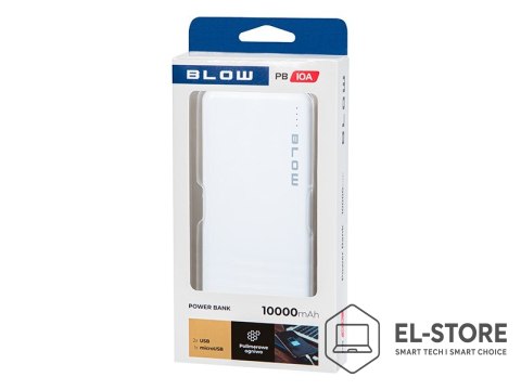 BLOW BLOW POWER BANK 10000MAH BIAŁY PB10A