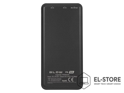 BLOW BLOW POWER BANK 10000MAH CZARNY PB10A