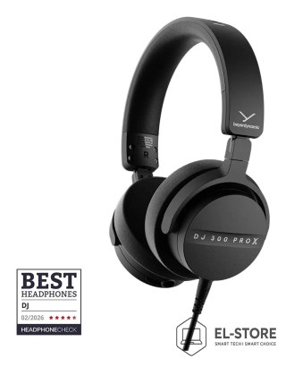 Beyerdynamic Beyerdynamic DJ 300 Pro X - profesjonalne słuchawki DJ-skie z dwoma kompletami nausznic