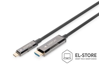 DIGITUS Digitus Adapter kablowy typu AOC 4K z USB typu C na HDMI