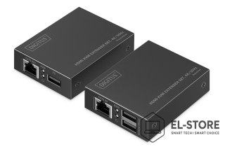 DIGITUS Digitus Zestaw przedłużacza KVM HDMI, 4K/30Hz