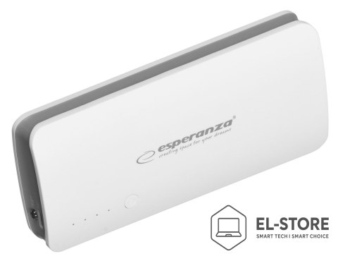 Esperanza PowerBank Esperanza Radium EMP106WE (8000mAh; microUSB, USB 2.0; kolor biały)