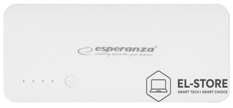 Esperanza PowerBank Esperanza Radium EMP106WE (8000mAh; microUSB, USB 2.0; kolor biały)