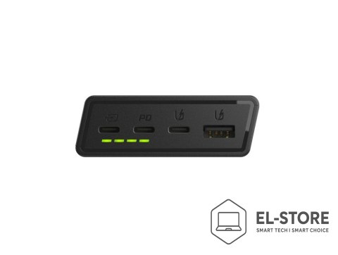 Green Cell GREEN CELL POWERBANK POWERPLAY 20S CZARNY 20000MAH 22,5W 3X USB-C PD 1X USB-A