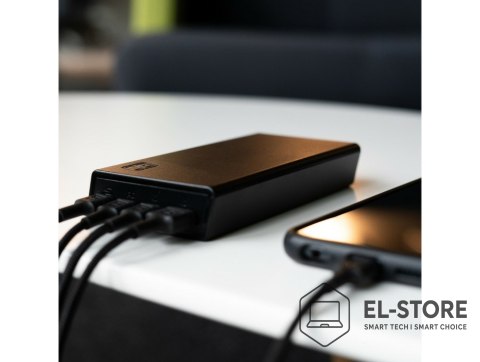 Green Cell GREEN CELL POWERBANK POWERPLAY 20S CZARNY 20000MAH 22,5W 3X USB-C PD 1X USB-A
