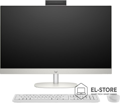 Hewlett-Packard HP AIO 24-cr0184nw Ryzen 5 7520U 23.8"FHD IPS 250nits AG 16GB LPDDR5 SSD512 Radeon 610M Cam720p kB+Mouse NoOS Shell White 2Y