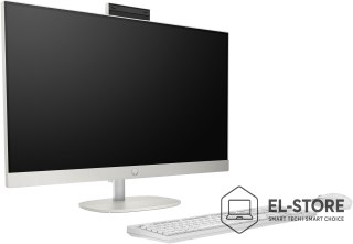 Hewlett-Packard HP AIO 24-cr0184nw Ryzen 5 7520U 23.8"FHD IPS 250nits AG 16GB LPDDR5 SSD512 Radeon 610M Cam720p kB+Mouse NoOS Shell White 2Y