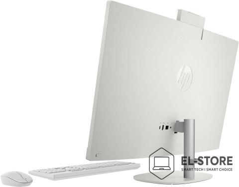 Hewlett-Packard HP AIO 24-cr0184nw Ryzen 5 7520U 23.8"FHD IPS 250nits AG 16GB LPDDR5 SSD512 Radeon 610M Cam720p kB+Mouse NoOS Shell White 2Y