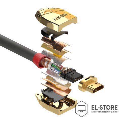 LINDY Kabel HDMI-HDMI 7.5M/GOLD 37865 LINDY