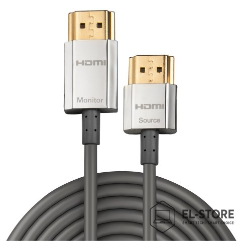 LINDY Lindy 41676 kabel HDMI 4,5 m HDMI Typu A (Standard) Czarny, Złoto, Srebrny