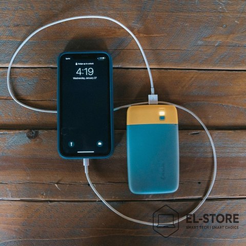 No name BioLite Charge 20 PD Litowo-jonowa (Li-Ion) 6000 mAh Szary, Pomarańczowy