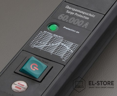 No name Listwa zasilająca Brennenstuhl Premium-Line 6-warstwowa