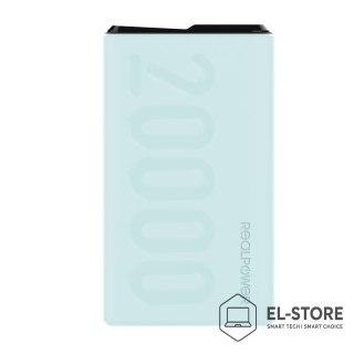 No name RealPower PB-20000PD+ Nutopia 20000 mAh Niebieski