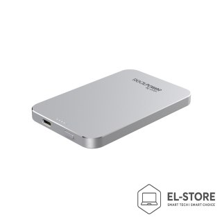 No name RealPower PB-5000 Mag Litowo-polimerowy (LiPo) 5000 mAh Bezprzewodowe ładowanie Srebrny