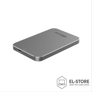 No name RealPower PB-5000 Mag Litowo-polimerowy (LiPo) 5000 mAh Bezprzewodowe ładowanie Szary