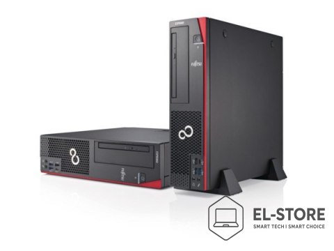 No name TecXL Fujitsu ESPRIMO D958 Intel® Core™ i5 i5-8500 8 GB DDR4-SDRAM 256 GB SSD Windows 11 Pro Mały kompter PC Czarny
