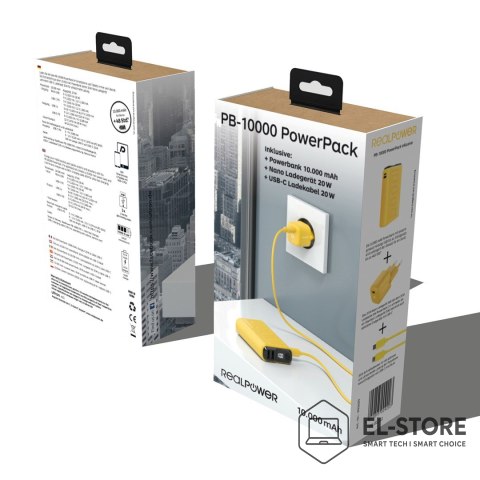 No name Ultron PB-10000 10000 mAh Żółty