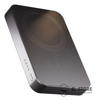No name ZENS Slim Qi2 Aluminium Powerbank - magnetyczny powerbank 10000 mAh kompatybilny z MagSafe i Qi2 (black)