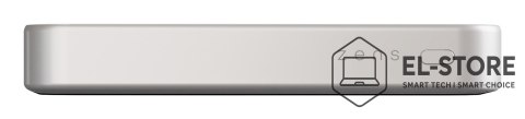 No name ZENS Slim Qi2 Aluminium Powerbank - magnetyczny powerbank 10000 mAh kompatybilny z MagSafe i Qi2 (white)