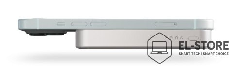 No name ZENS Slim Qi2 Aluminium Powerbank - magnetyczny powerbank 10000 mAh kompatybilny z MagSafe i Qi2 (white)